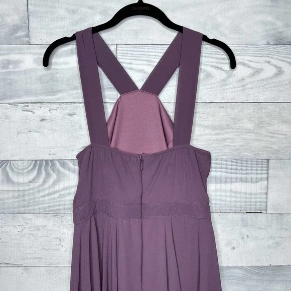🍉 Lulu's Forevermore Dusty Purple Skater Dress - Picture 6 of 7